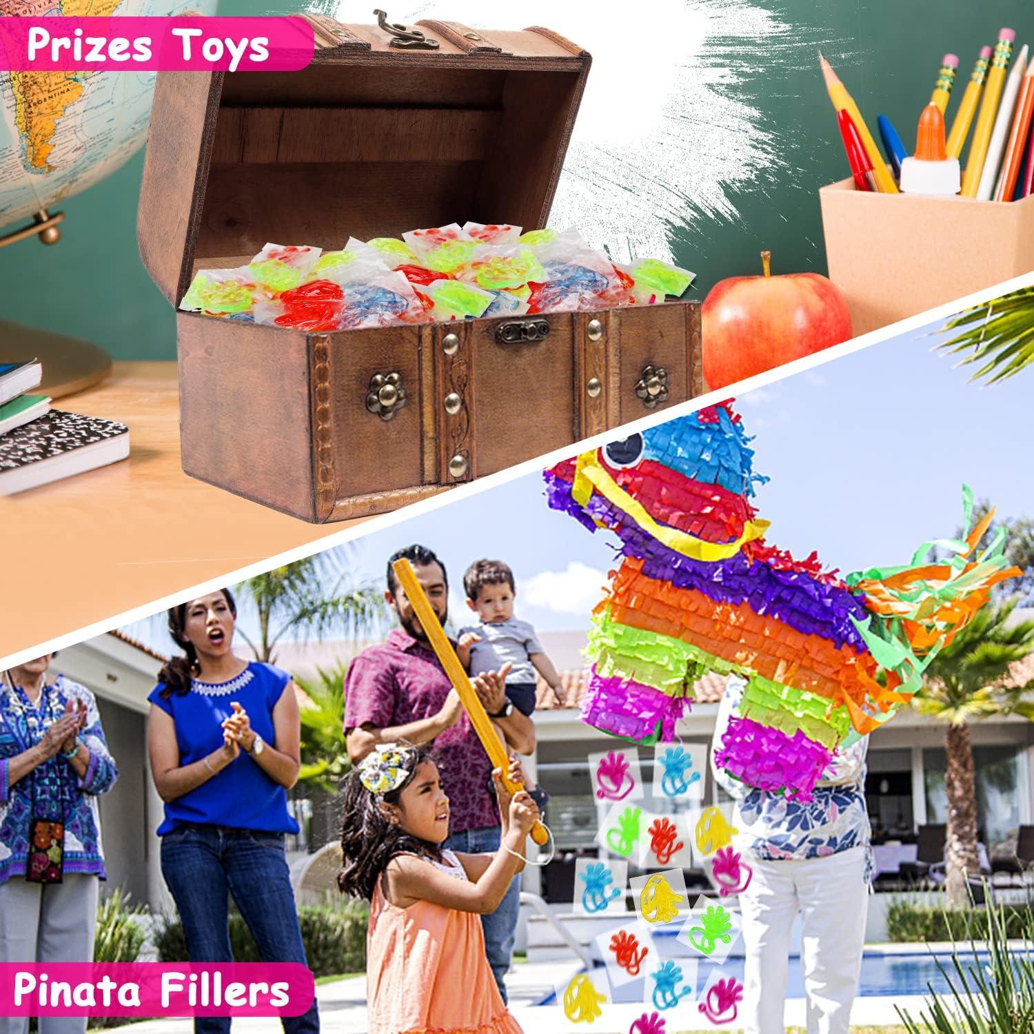 100PCS Manos Pegajosas Brillantes Thremhoo para Niños