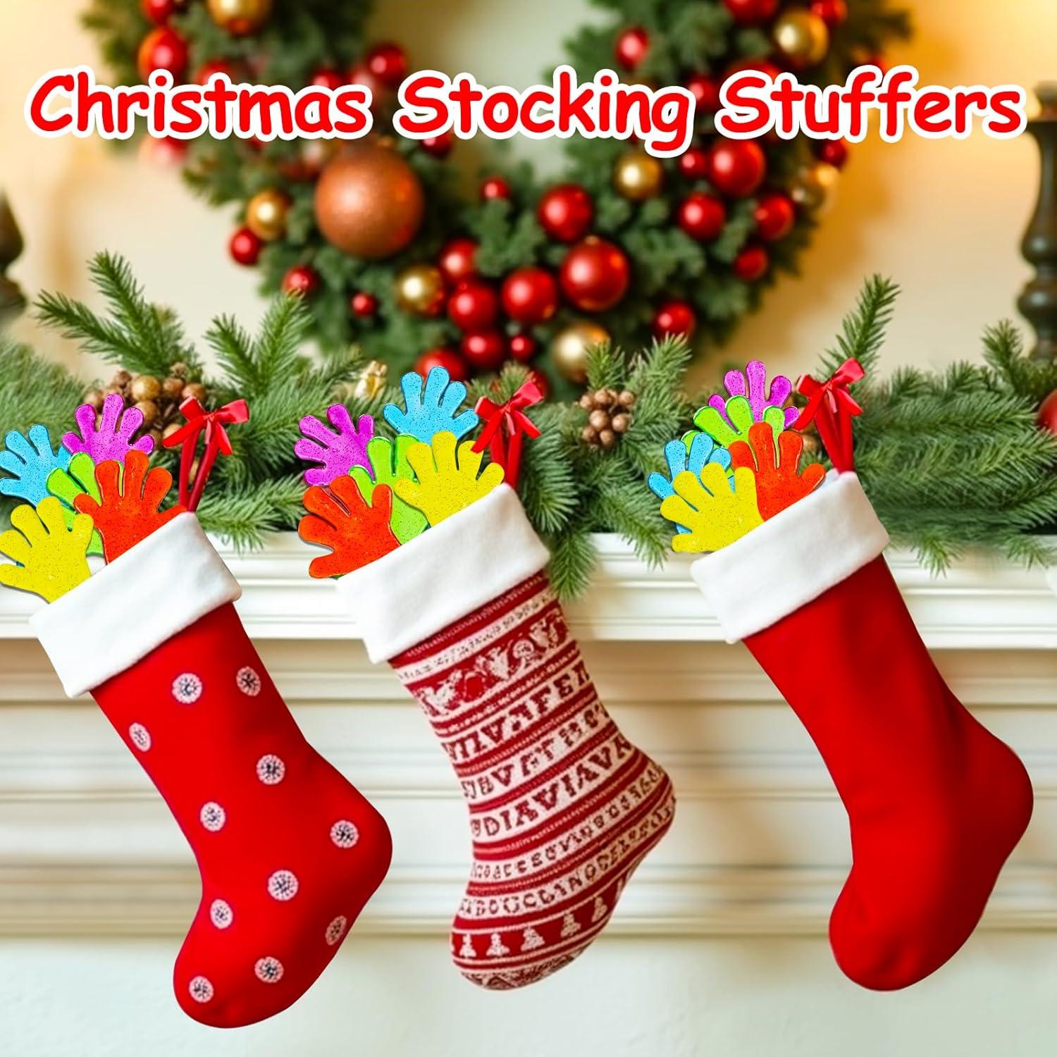 100PCS Manos Pegajosas Brillantes Thremhoo para Niños