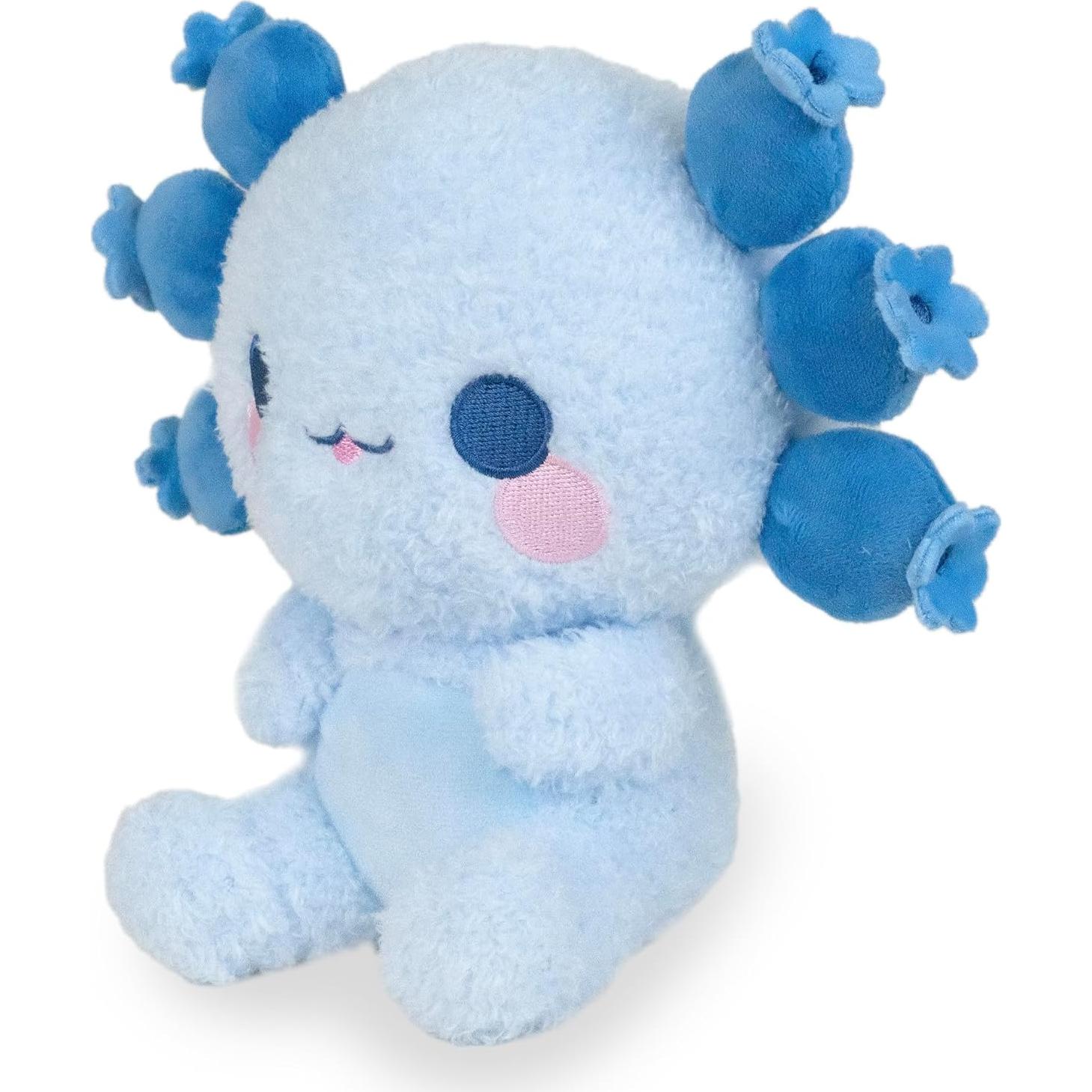 Cuddle Barn Juguete de Peluche Axolotl Azul 15cm Suave