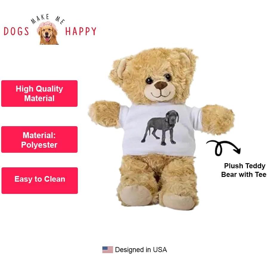Oso de Peluche Gran Danés PerroMeHaceFeliz 25.4 cm