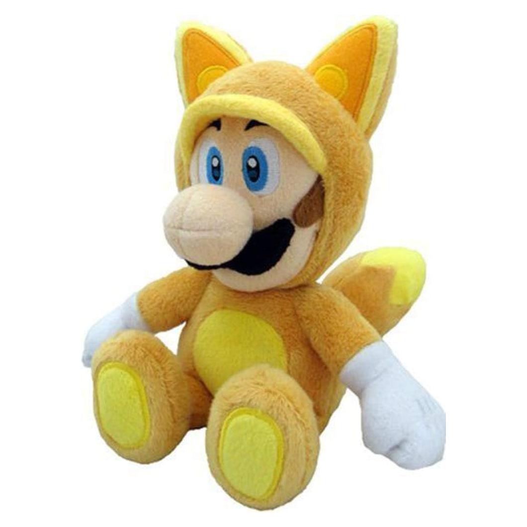 Peluche Oficial Super Mario Luigi Kitsune 15 cm Coleccionable