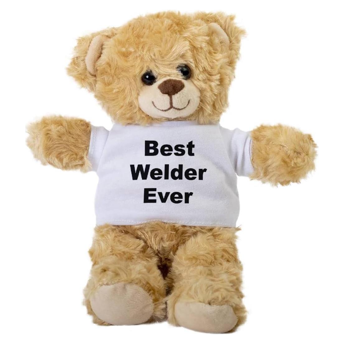 Osito de Peluche SpreadPassion 25.4 cm con Camiseta Blanca