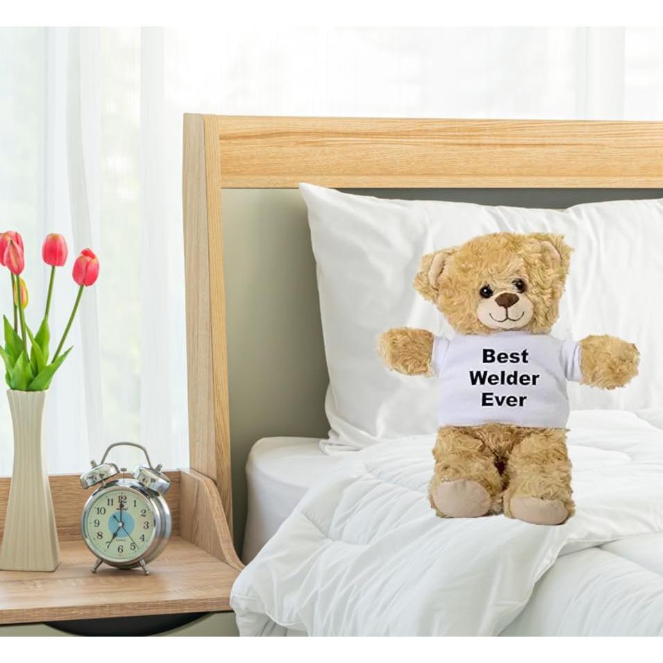 Osito de Peluche SpreadPassion 25.4 cm con Camiseta Blanca