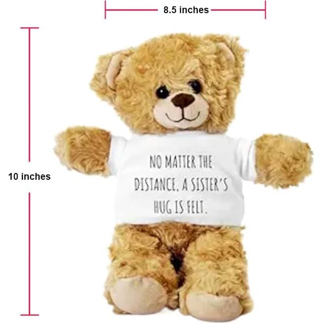 Osito de Peluche SpreadPassion 25.4 cm con Camiseta Blanca