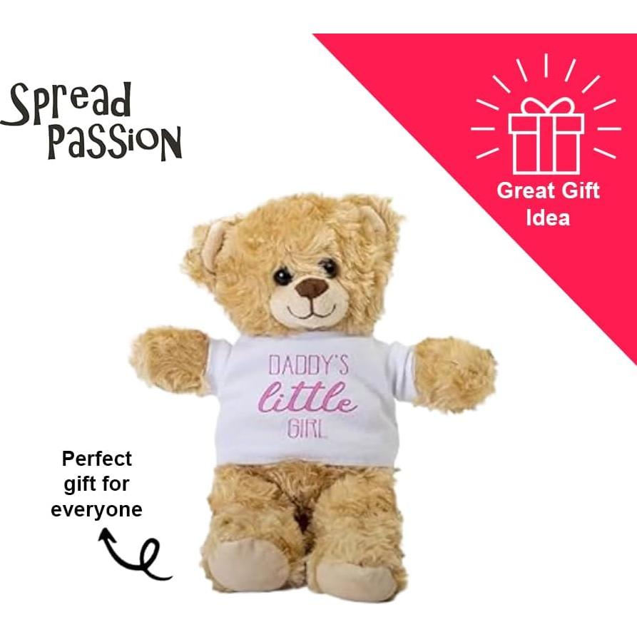 Osito de Peluche SpreadPassion 25.4 cm con Camiseta Blanca