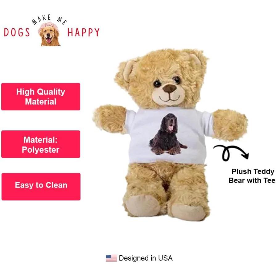 Oso de Peluche PerroMeHaceFeliz 25.4 cm con Camiseta