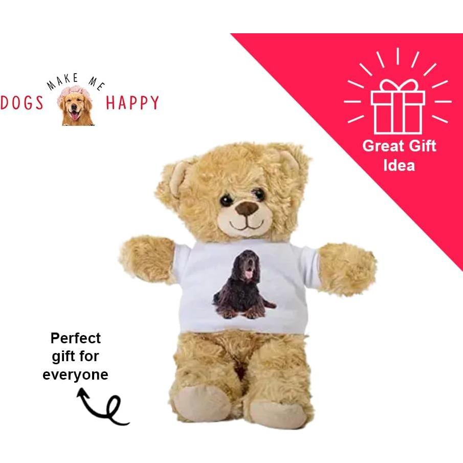 Oso de Peluche PerroMeHaceFeliz 25.4 cm con Camiseta