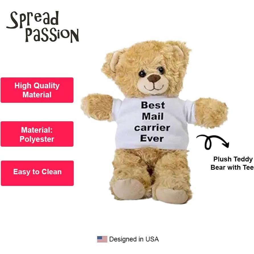 Osito de Peluche Cartero SpreadPassion 25.4 cm Regalo Bebé