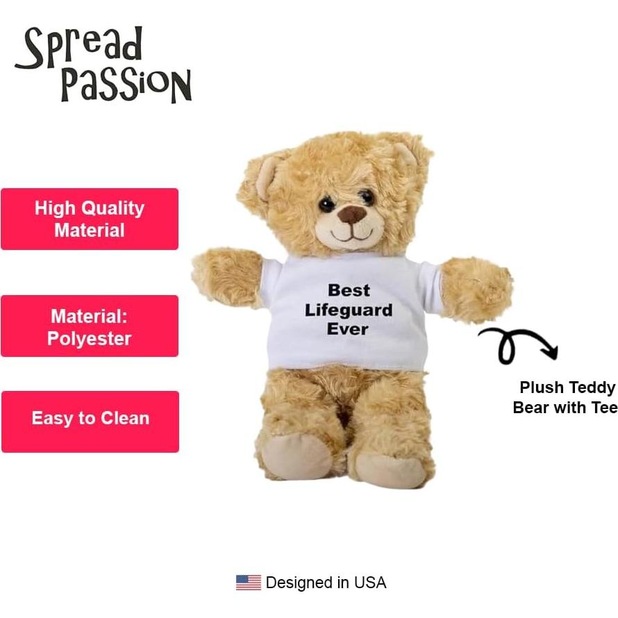 Osito de Peluche con Camiseta SpreadPassion 25.4 cm