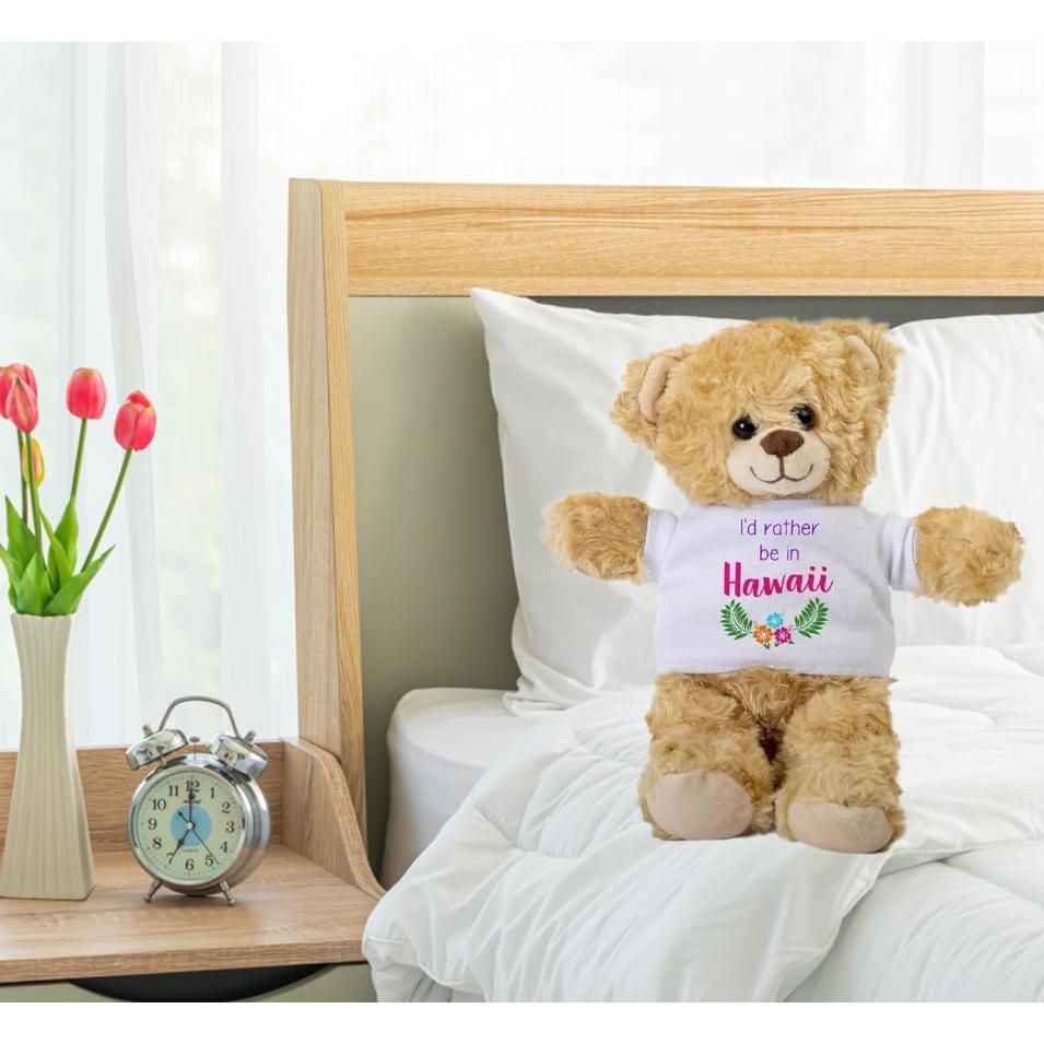 Oso de Peluche SpreadPassion 25.4 cm con Camiseta Blanca