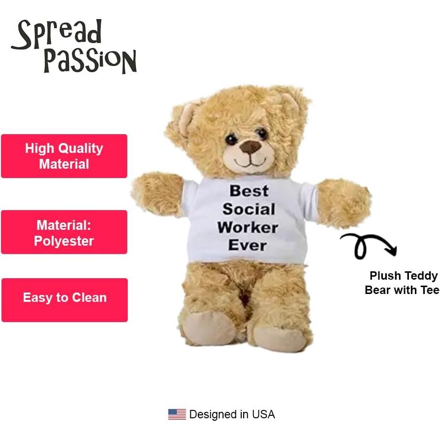 Osito de Peluche Trabajador Social SpreadPassion 25.4 cm