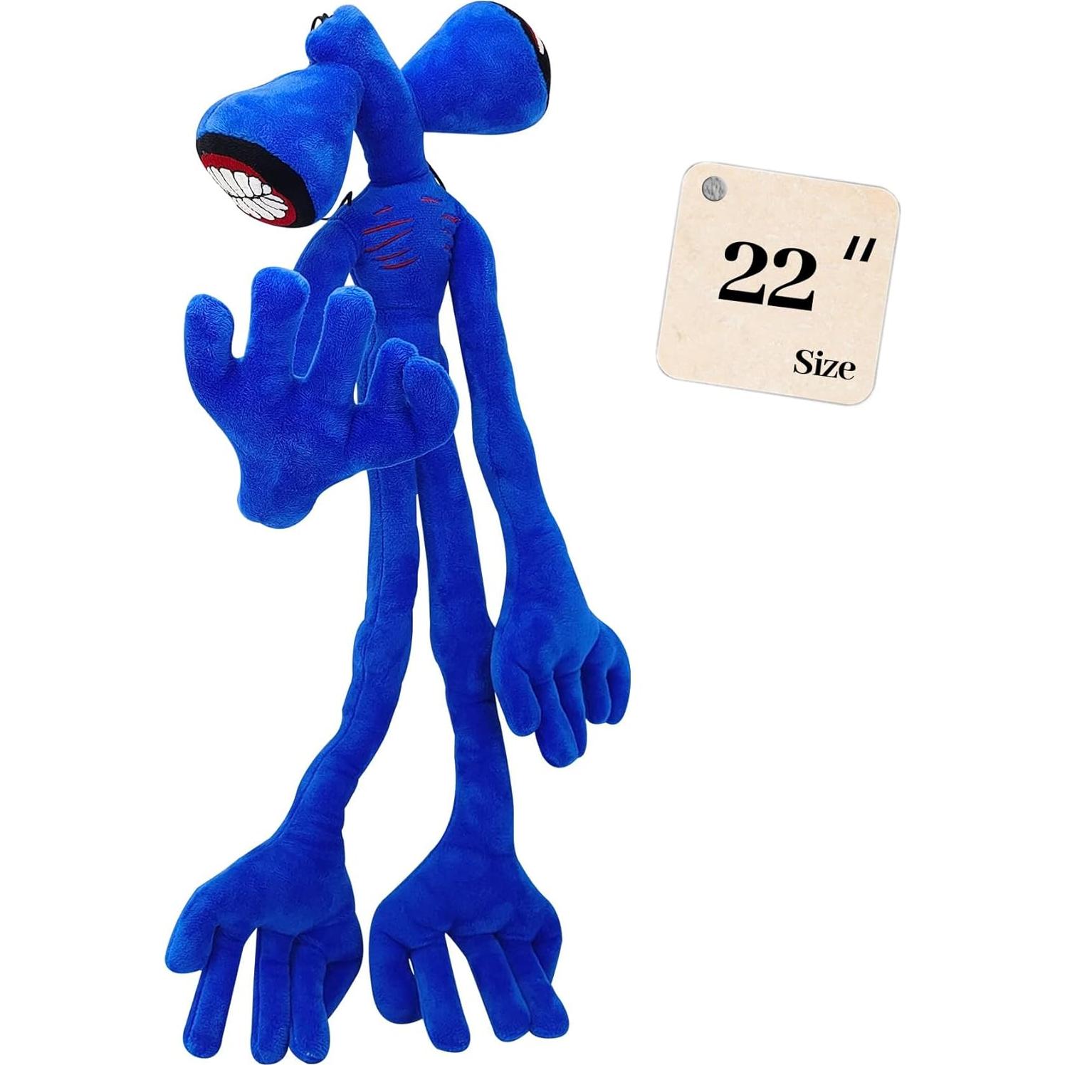 Juguete de peluche flexible FIMIGID 22" monstruo azul claro