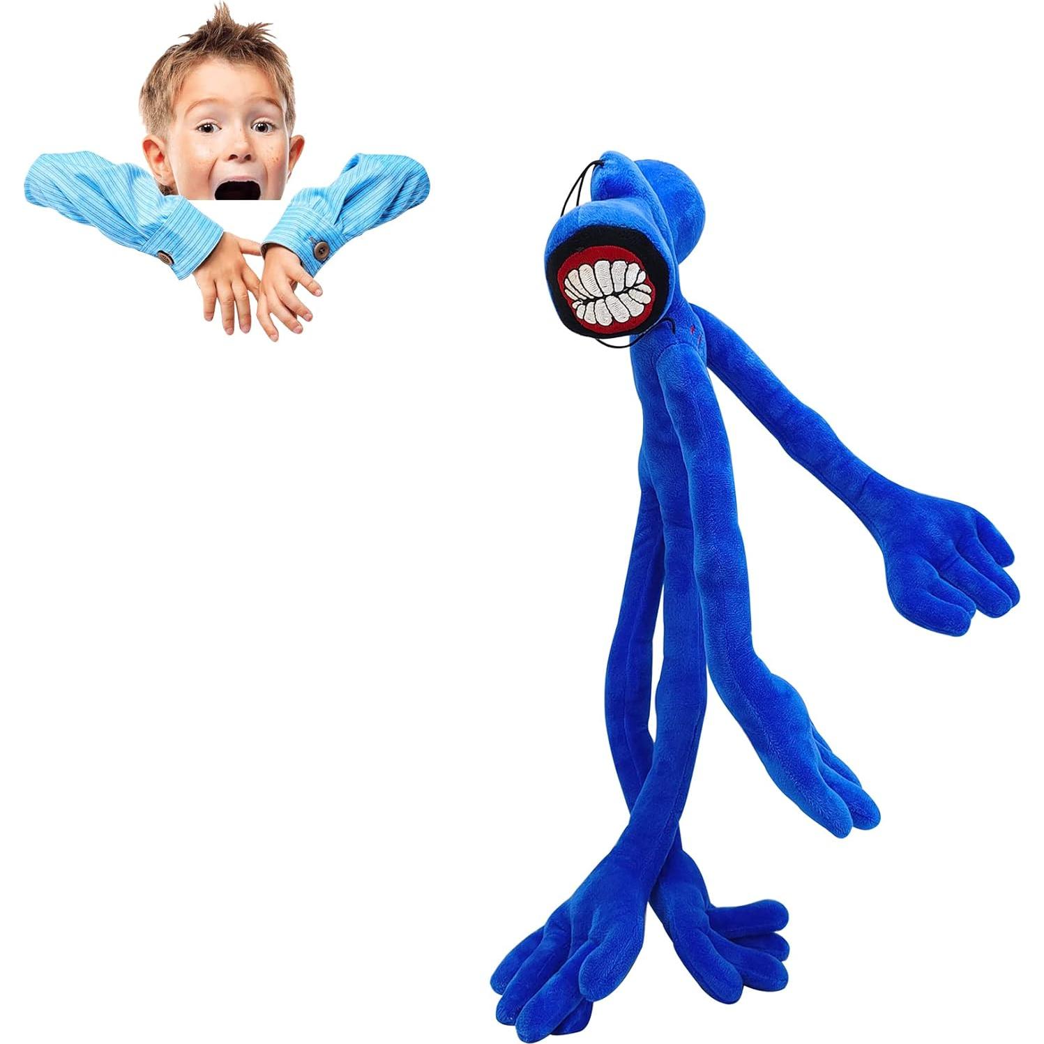 Juguete de peluche flexible FIMIGID 22" monstruo azul claro