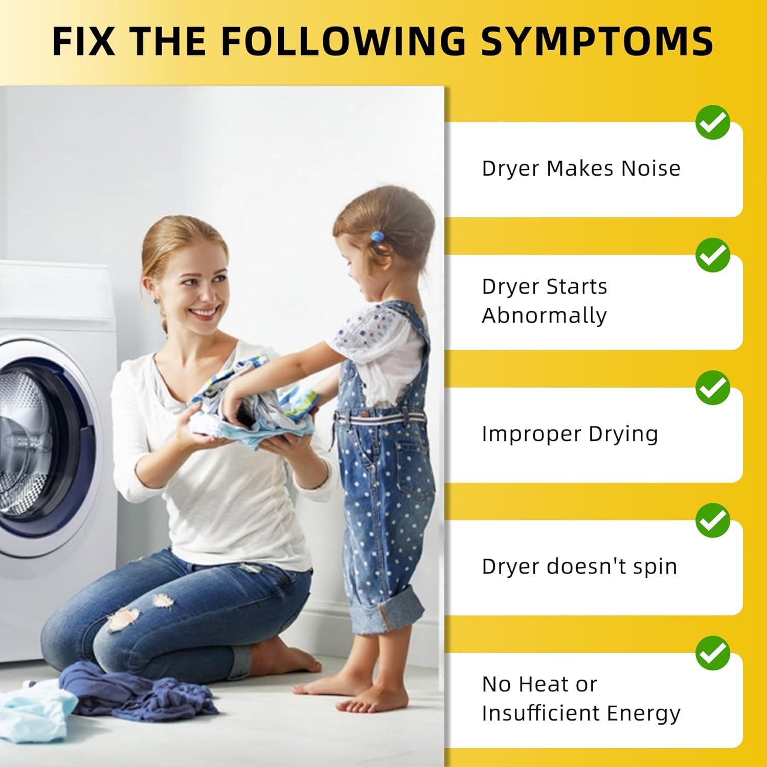 Kit de Reparación Secadora MIFLUS 4392067 5 Ruedas y Polea