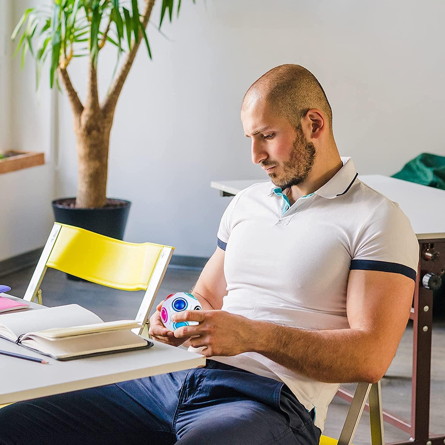 Bola de Rompecabezas Arcoíris Vdealen 7 cm Juguete Fidget