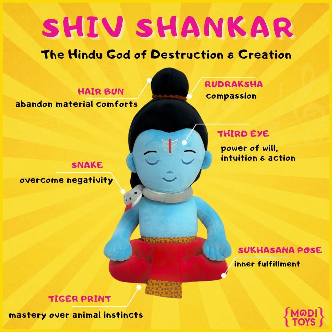 Peluches de Shiva Shankar MODI TOYS 56 cm - Juguete Cultural
