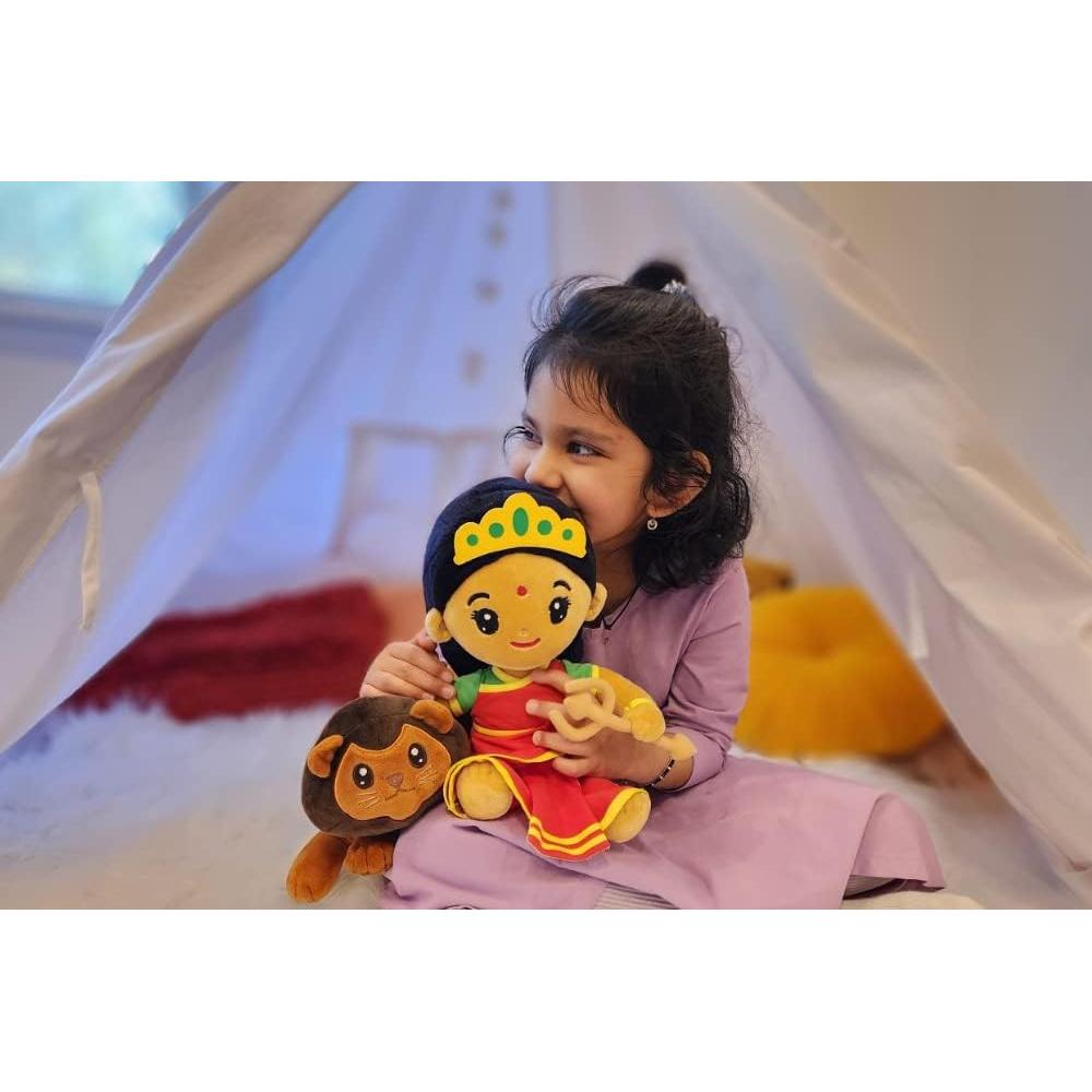 Peluche Durga Devi MODI TOYS 28 cm que Canta Mantras