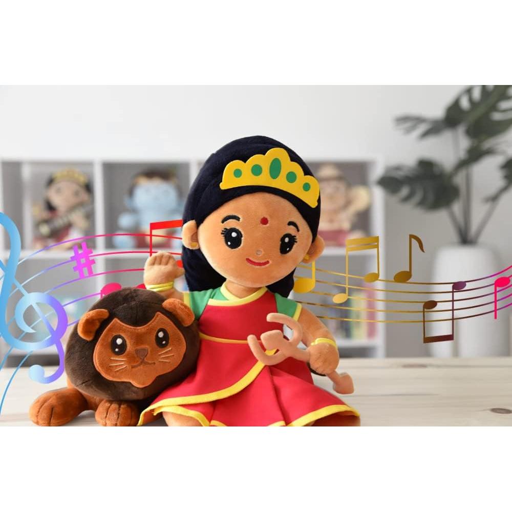 Peluche Durga Devi MODI TOYS 28 cm que Canta Mantras