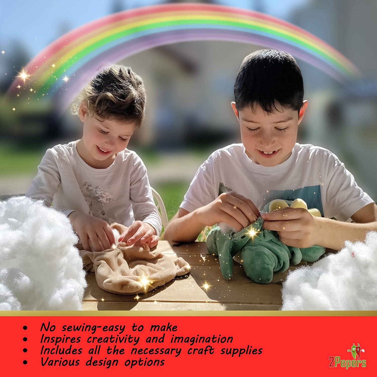 Kit de Manualidades 2Pepers Oso de Peluche DIY Sin Coser