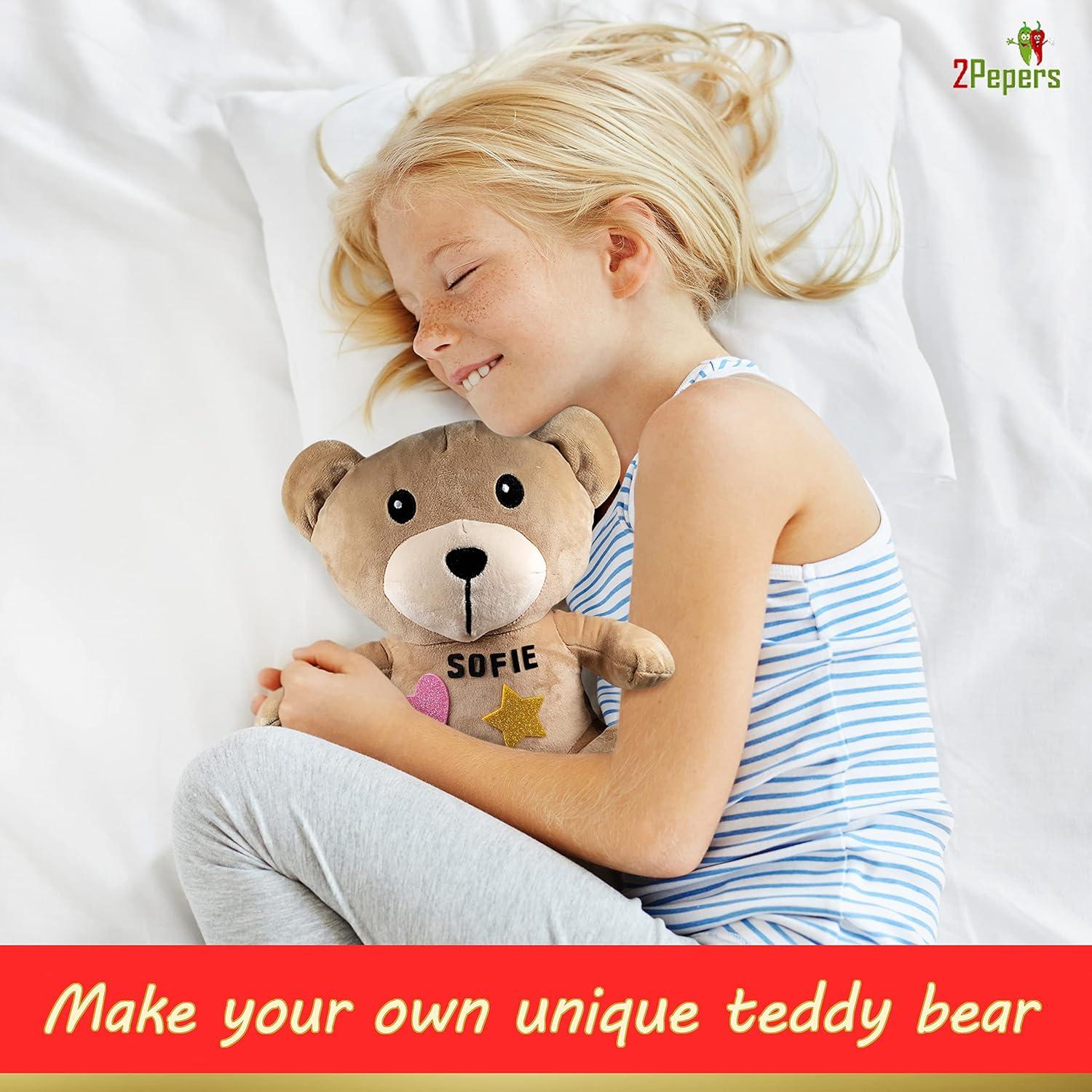 Kit de Manualidades 2Pepers Oso de Peluche DIY Sin Coser