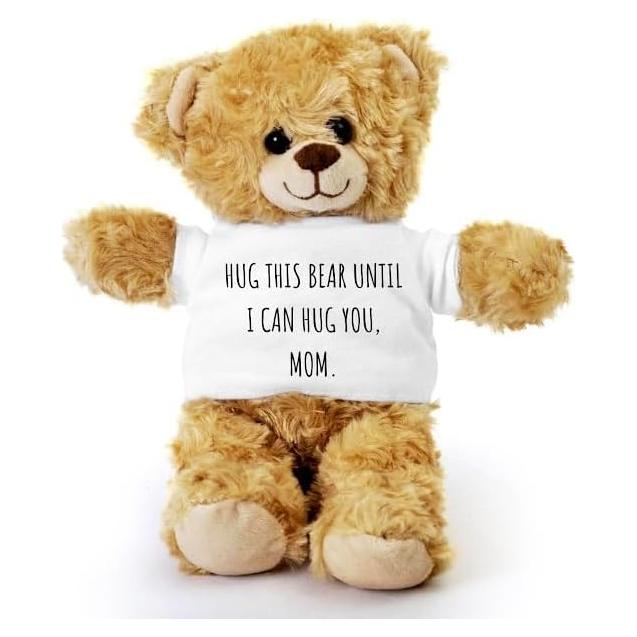 Oso de Peluche SpreadPassion 25.4 cm con Camiseta Blanca