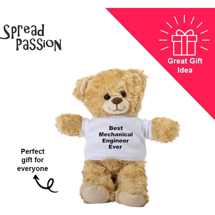 Oso de Peluche Ingeniero Mecánico SpreadPassion 25.4 cm