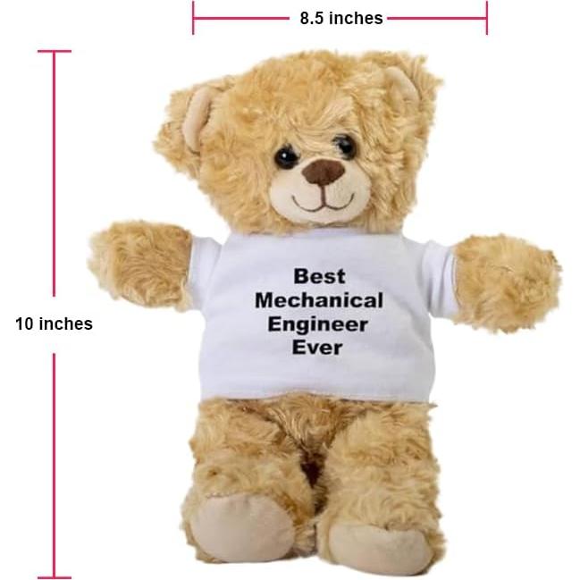 Oso de Peluche Ingeniero Mecánico SpreadPassion 25.4 cm