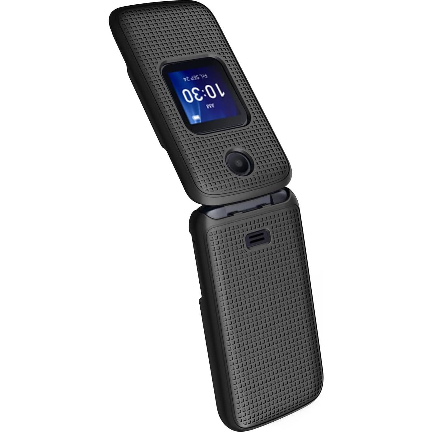 Funda Dura Nakedcellphone para Alcatel Go Flip 4 - Negro