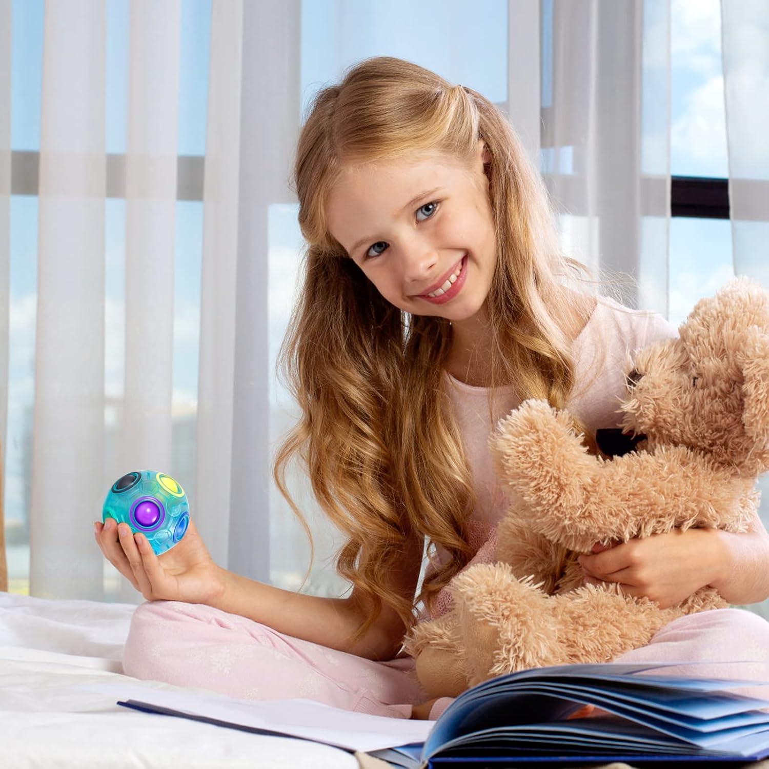 Bola de Rompecabezas Arcoíris Vdealen 7 cm para Fidget