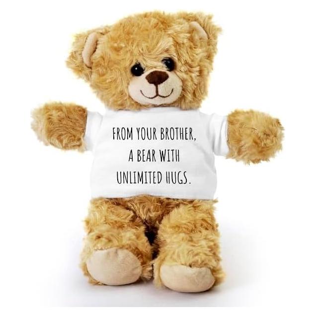 Osito de Peluche Brother Teddy SpreadPassion 25.4 cm con Camiseta