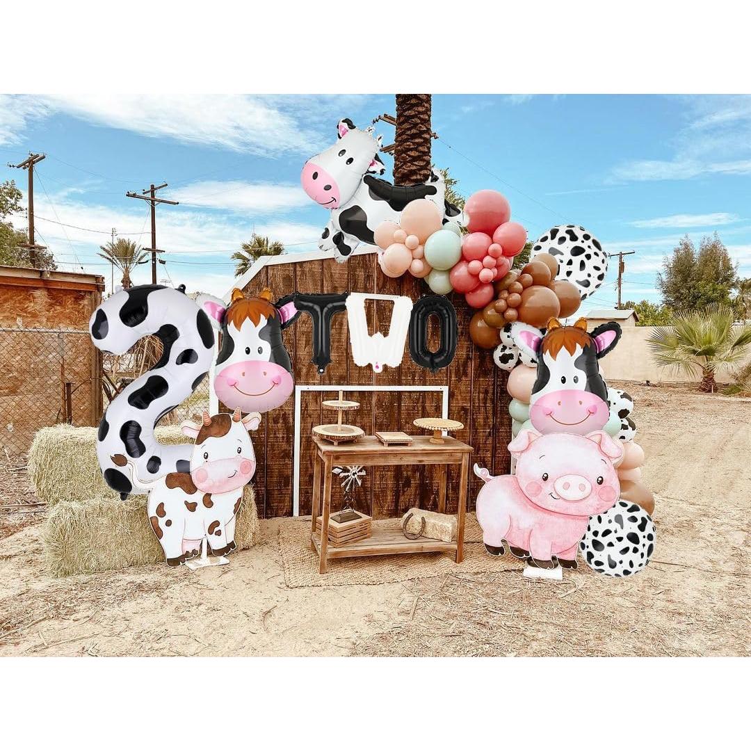 Globos de Número Vaca GGDE 100 cm 18 Pcs Decoración Fiesta