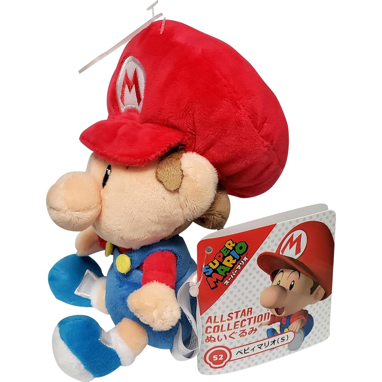 Muñeco de Peluche Baby Mario Little Buddy 15 cm Oficial