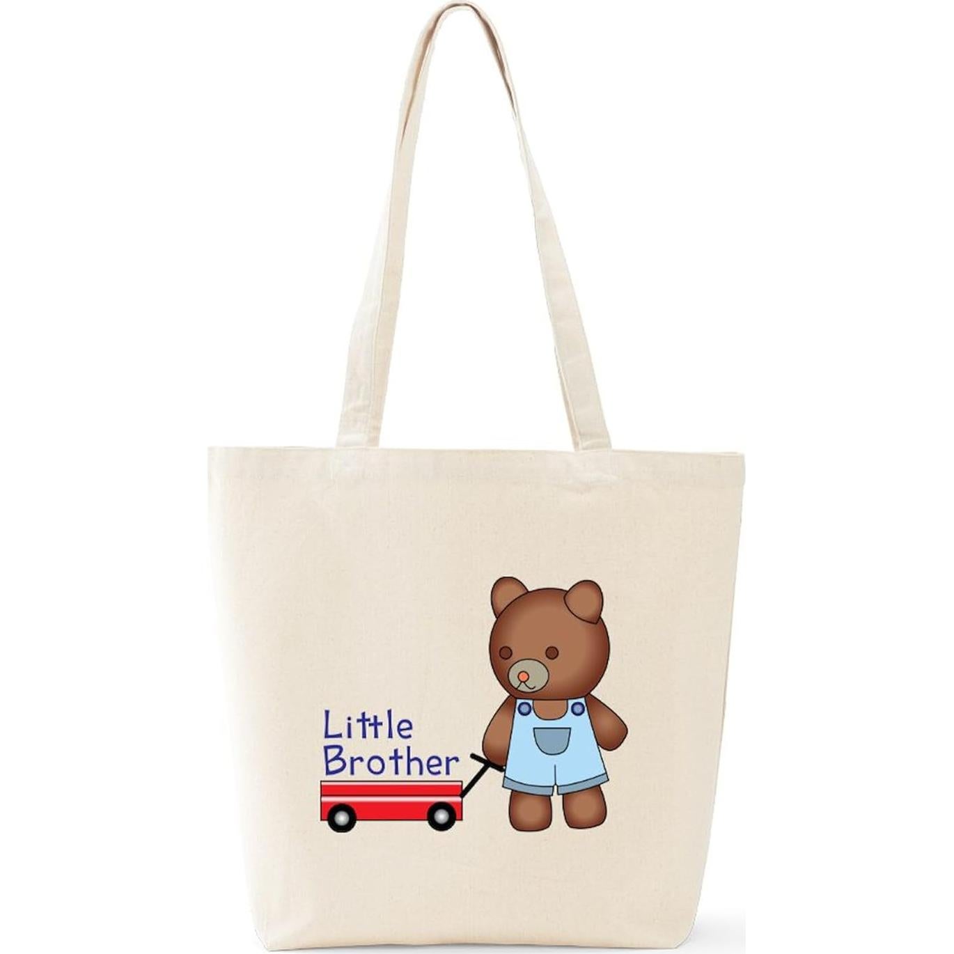 Bolsa de Tela Reutilizable CafePress Little Brother Bear