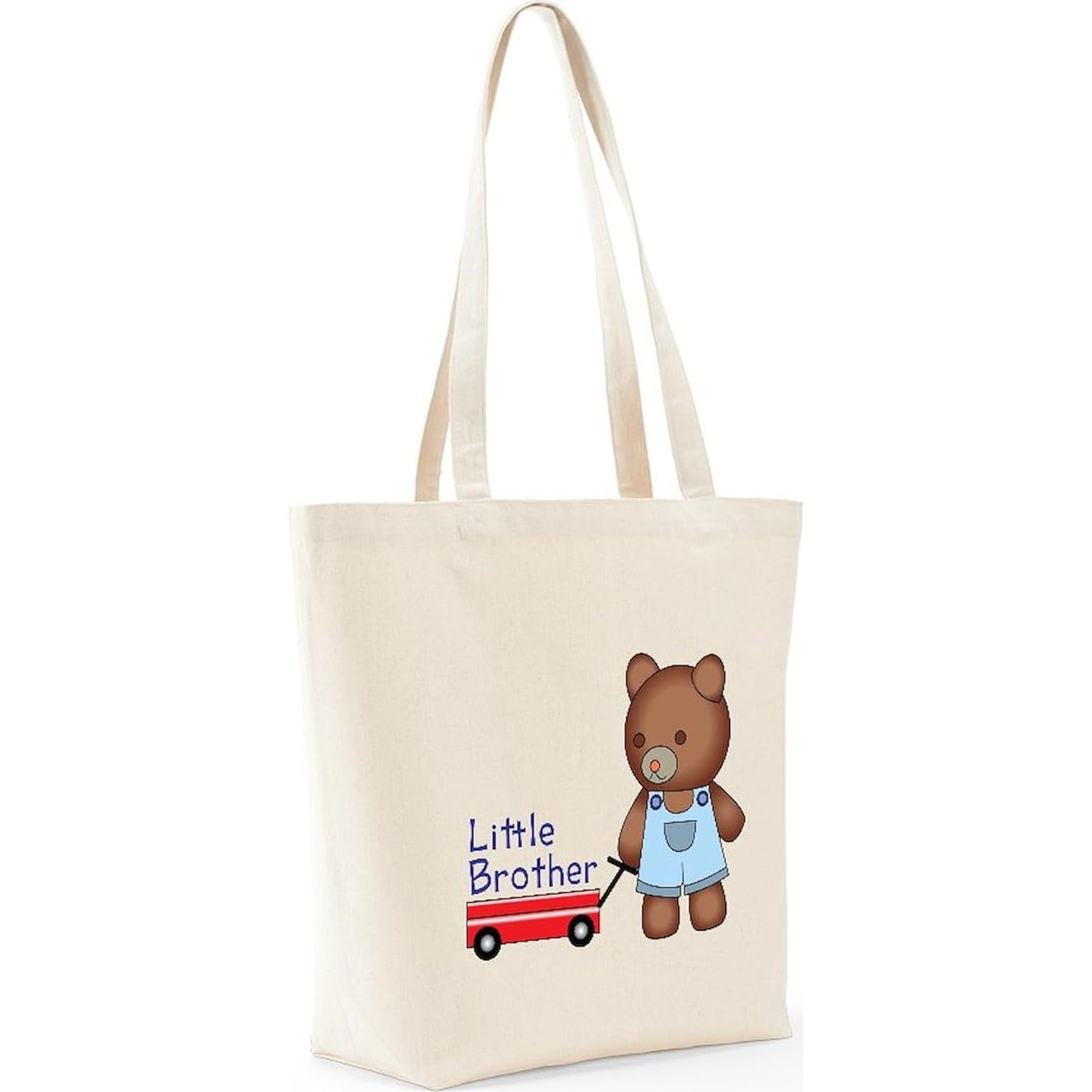 Bolsa de Tela Reutilizable CafePress Little Brother Bear