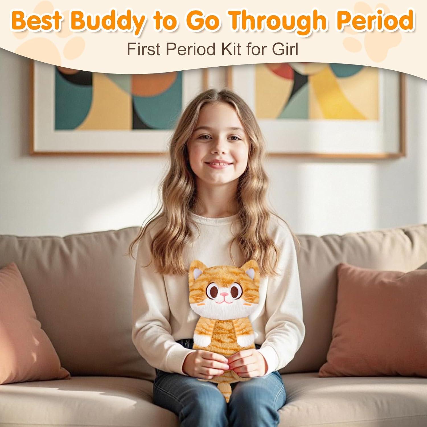 Almohadilla Calentadora de Microondas SUZZIPAD Gato Naranja 16x27cm