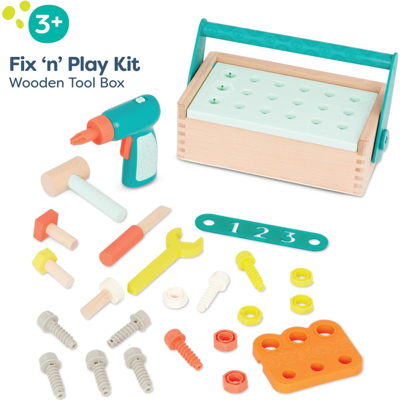 Kit de Arreglar y Jugar B. toys - Caja de Herramientas 25 Pzs