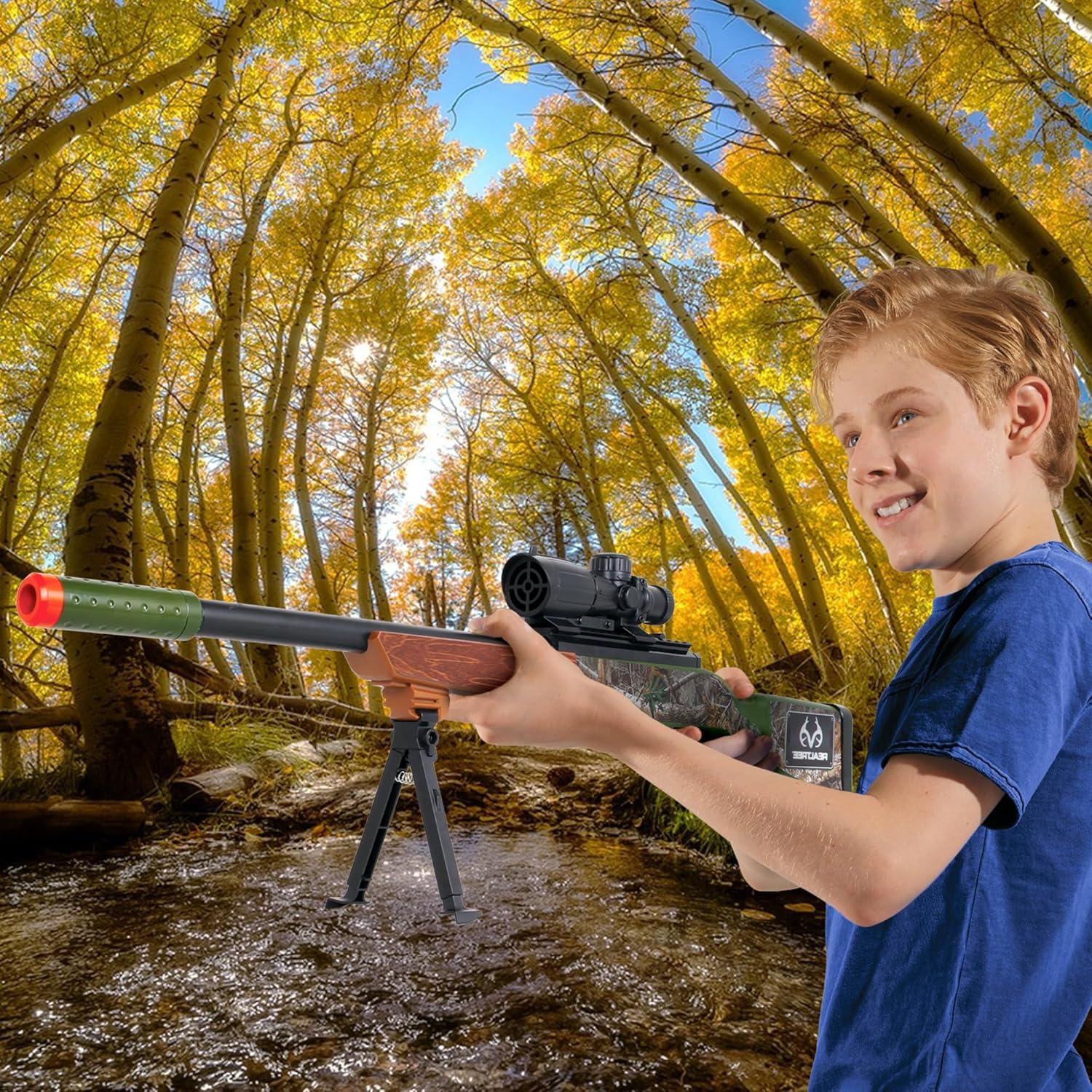 Rifle de Dardos Blandos NKOK Realtree - Verde - 12 Dardos