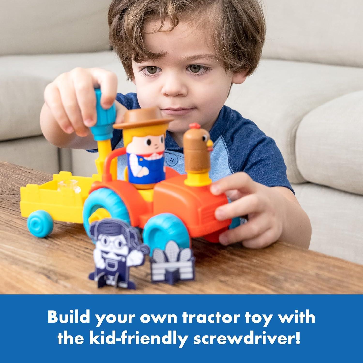 Juguete de Construcción Tractor Bolt Buddies Educational Insights