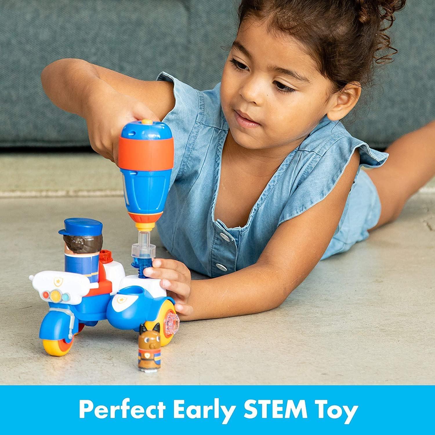 Juguete de Construcción Moto de Policía Educational Insights