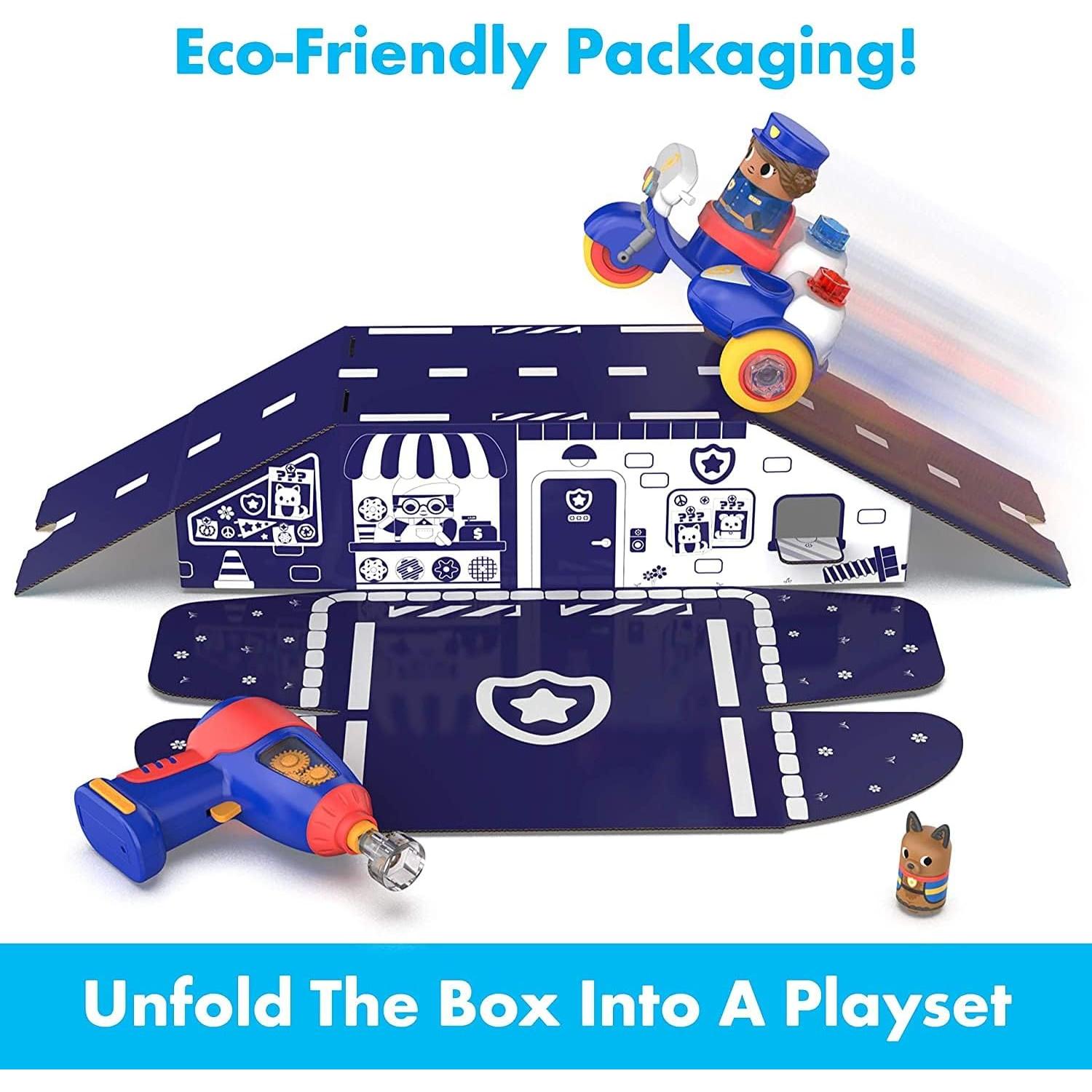 Juguete de Construcción Moto de Policía Educational Insights