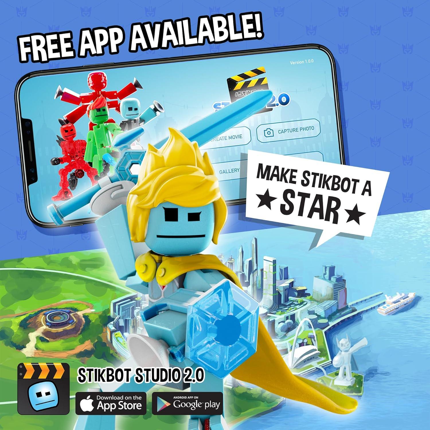 Figuras de Acción StikBot Legendz 2 - Zing - 4 Personajes