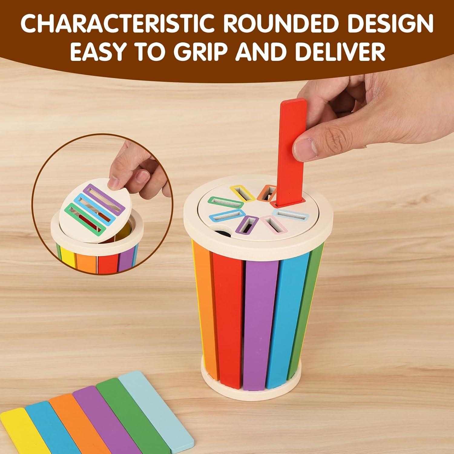 Juguete Montessori Nunukids Clasificación de Colores 1-3 Años