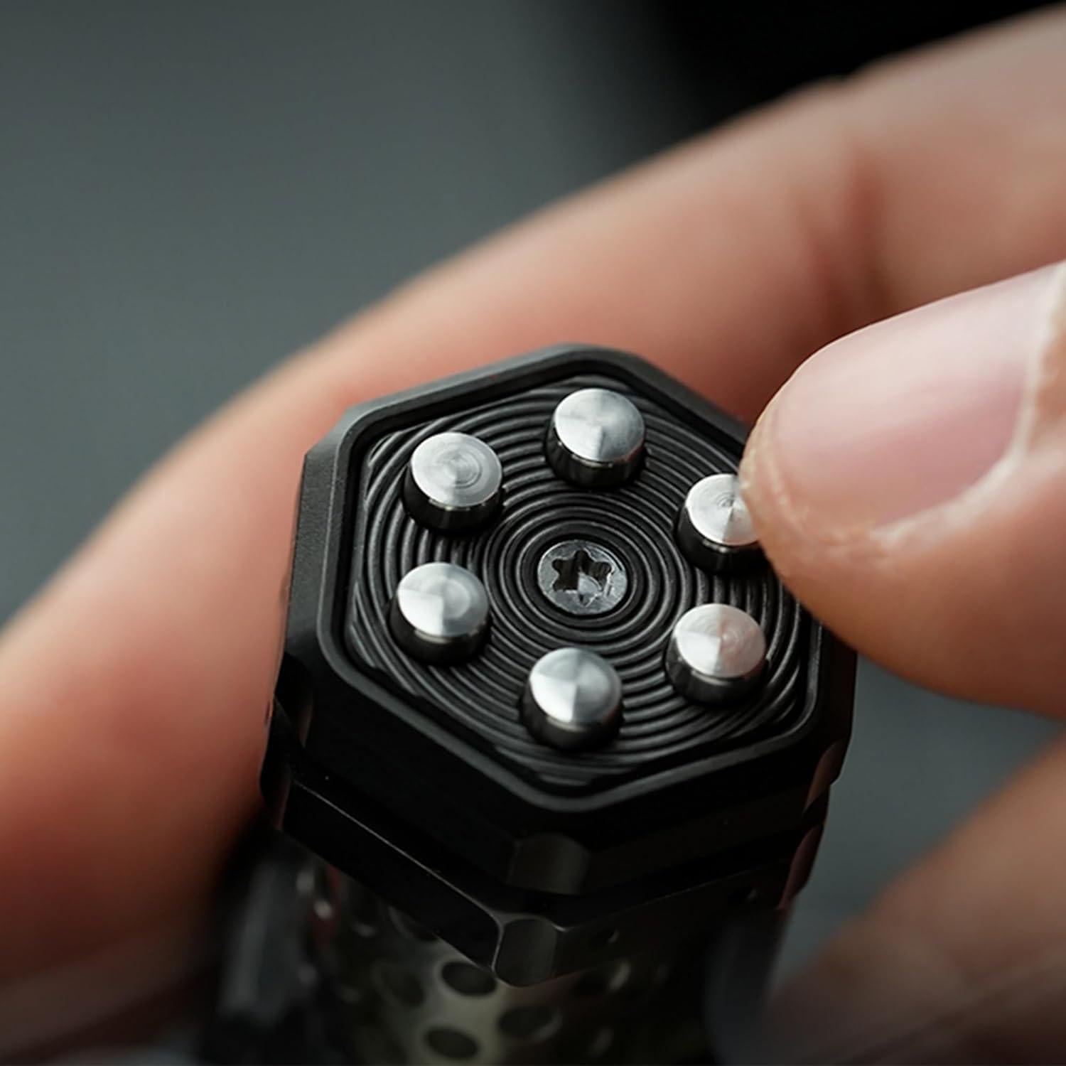 Deslizador Antiestrés Mecánico SRTODTG - Juguete EDC Negro