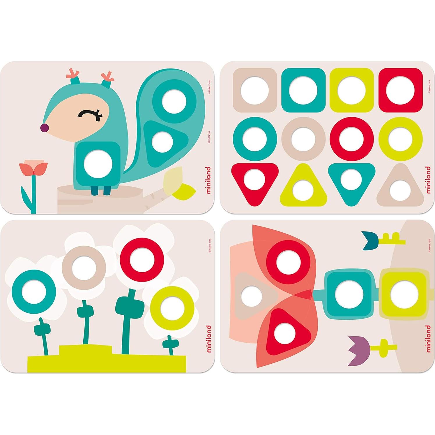 Miniland Tuercas y Tornillos Ecológicos - Actividades STEM