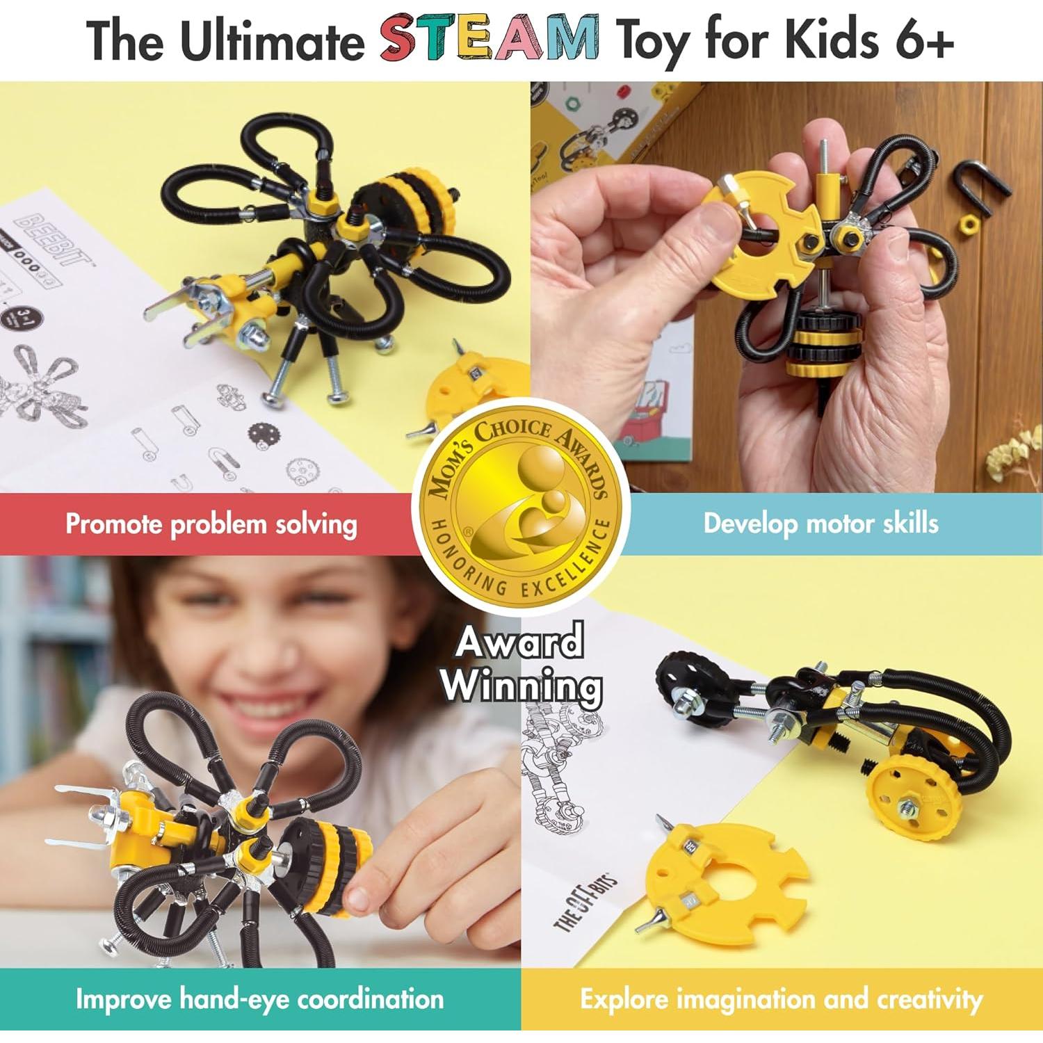 Conjunto de Construcción The Off Bits Abeja Amarilla - Juguetes STEM