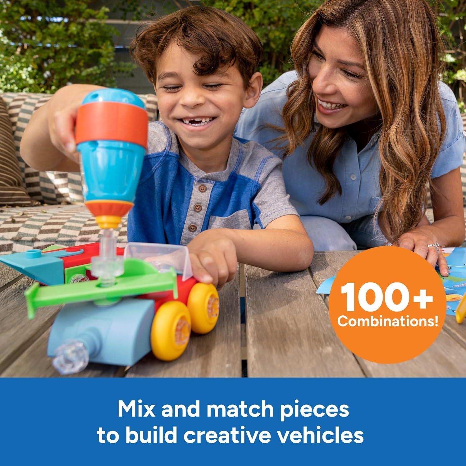 Cubeta de Construcción Educational Insights con Taladro Juguete 41 Piezas