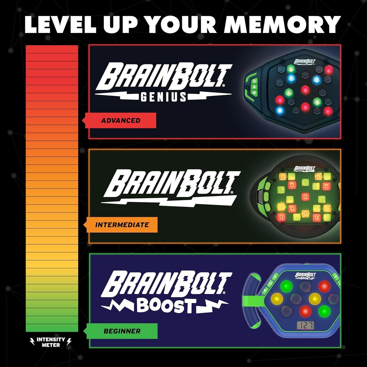Juego de Memoria BrainBolt Boost Educational Insights 3 Modos 5+