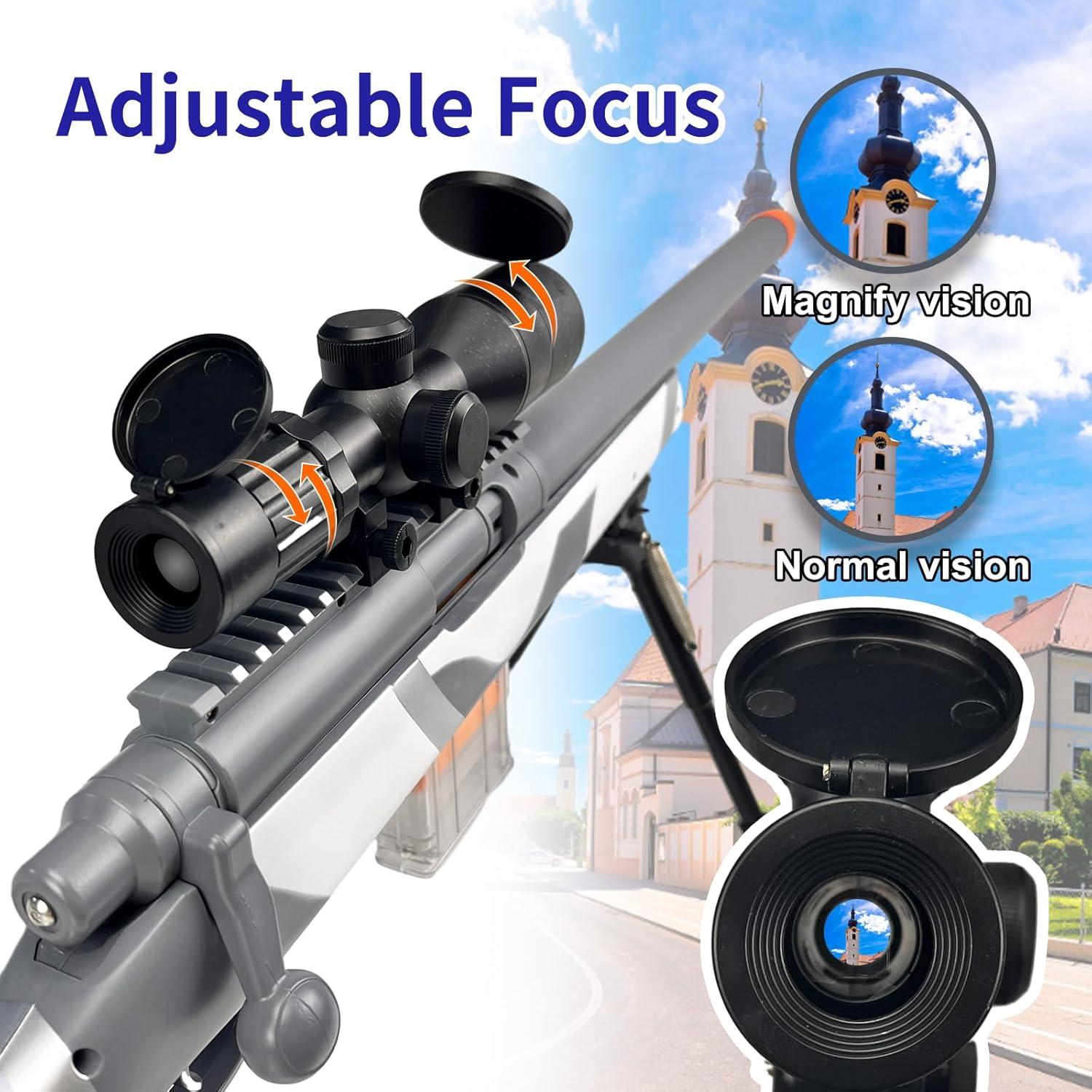 Pistola de Juguete M24 SHANTOU 2.1kg con Cargador Rápido