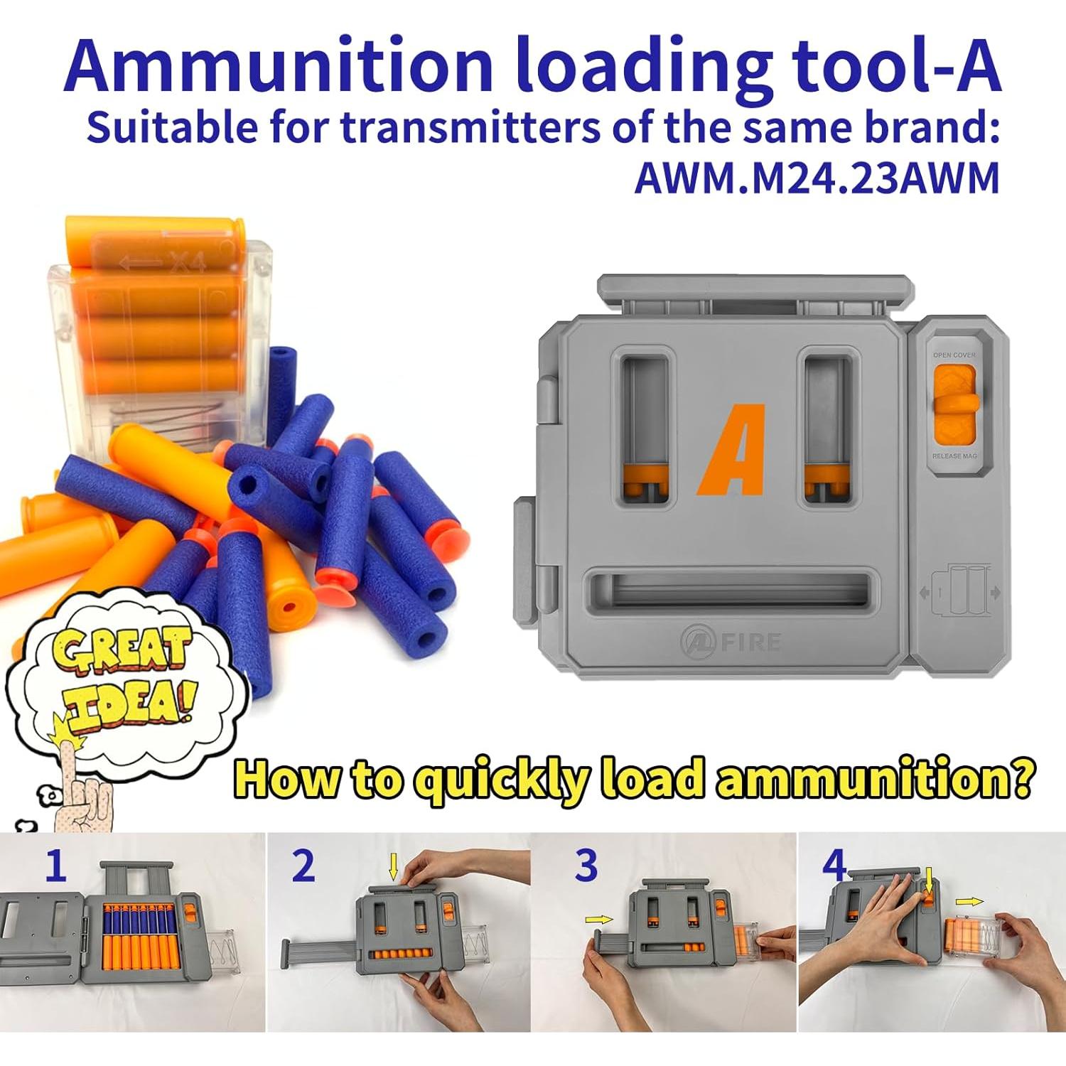 Pistola de Juguete M24 SHANTOU 2.1kg con Cargador Rápido