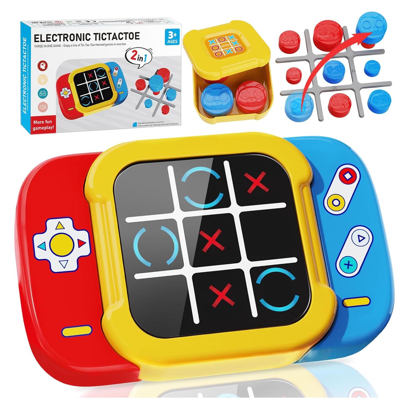 Juego Electrónico de Tres en Raya Einailvk 5 en 1 Portátil